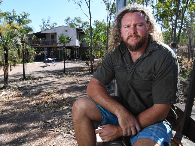 Dave Crawford is a subcontractor owed thousands of dollars by another tradie. Picture: Katrina Bridgeford