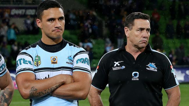 Valentine Holmes was scared to tell Shane Flanagan he was leaving the Sharks for the NFL.