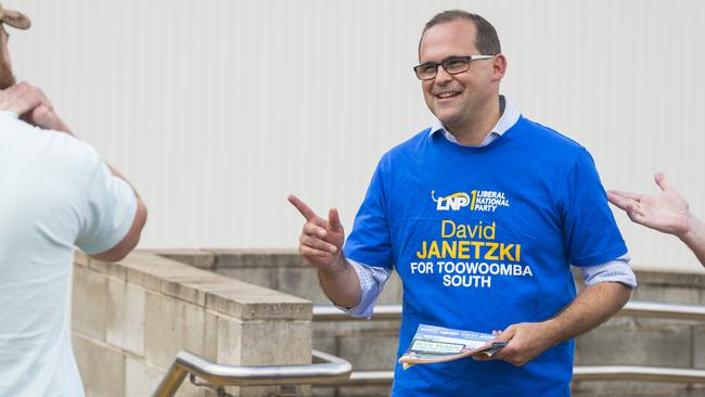 Toowoomba South LNP MP David Janetzki on October 31. Picture: Kevin Farmer