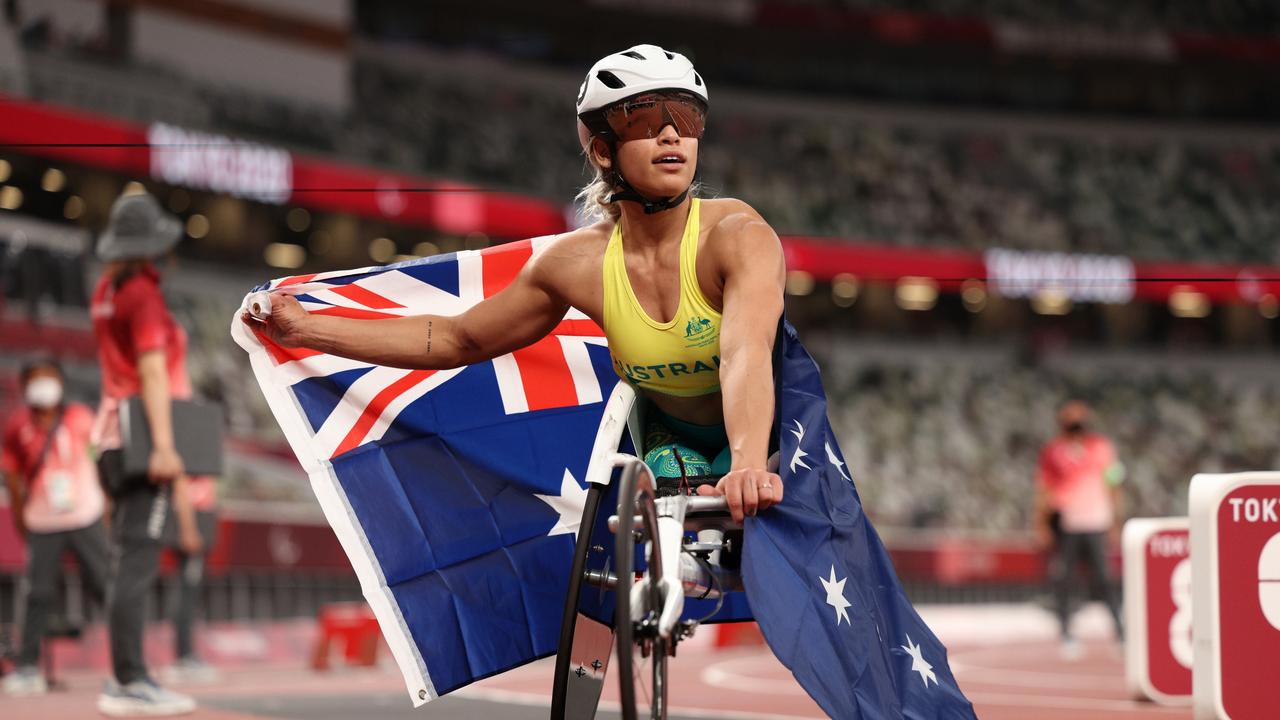 Madison De Rozario claimed Australia’s first track gold at the Tokyo Paralympics.