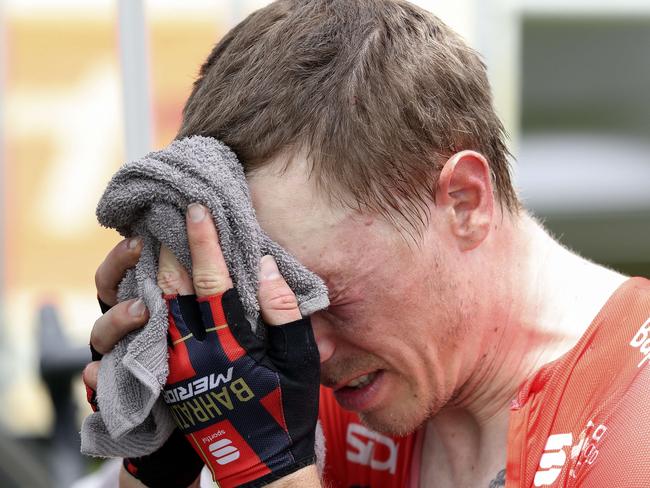 CYCLING - Tour Down Under - Stage 3 - Lobethal to Uraidla. Rohan Dennis after the stage. Picture SARAH REED