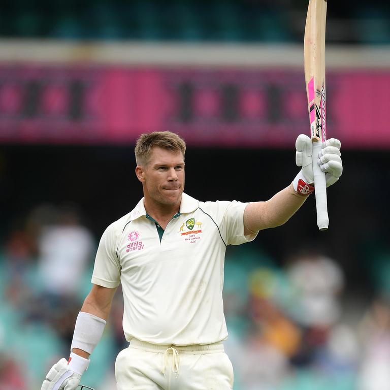 David Warner’s most recent Test century in January, 2020 at the SCG against New Zealand.