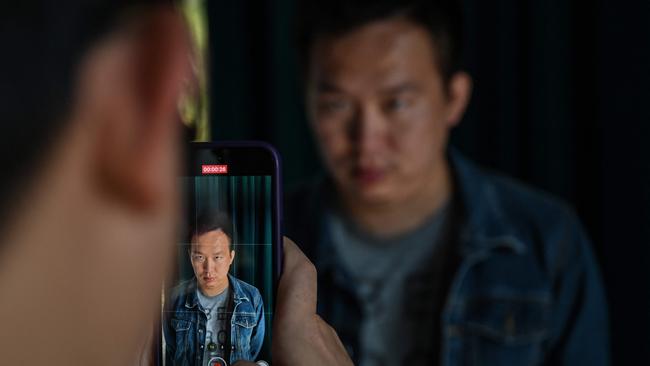 Zhang Zewei, founder of AI firm Super Brain, which specialises in digital replicas of the dead using AI. Picture: Matthew Walsh/AFP