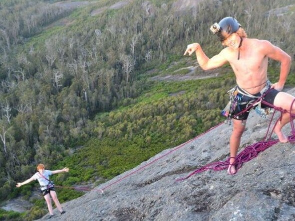 Australian Ninja Warrior Zed Colback, right, and younger brother Sam enjoyed many adventures together. Credit: Supplied/Colback family