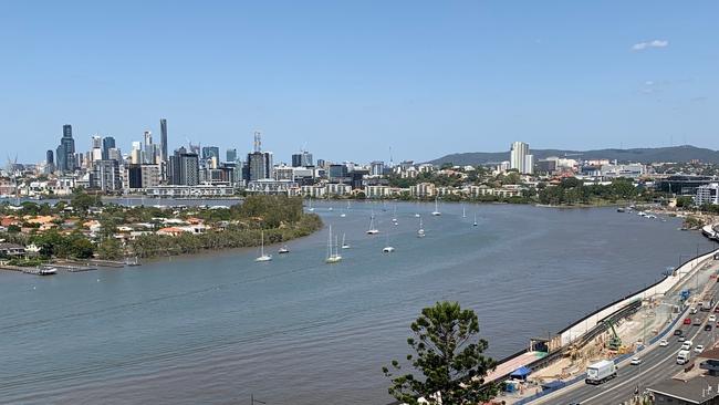 Reader Paul Spottiswood snapped these pics from his Hamilton apartment balcony today about 11.30am, showing how high the tide rose.