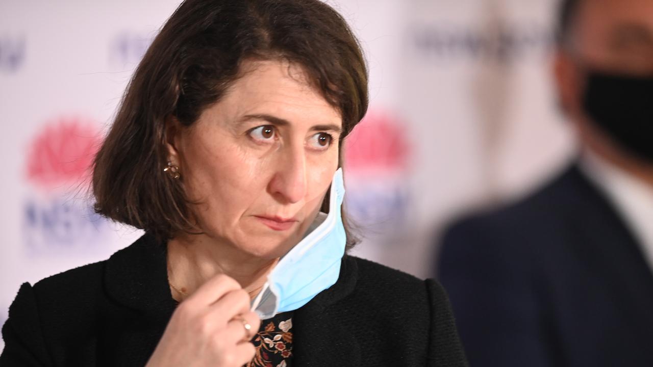 Premier Gladys Berejiklian says other states are going to have to live with Delta, that the strain can’t be defeated. Picture: NCA NewsWire / Jeremy Piper