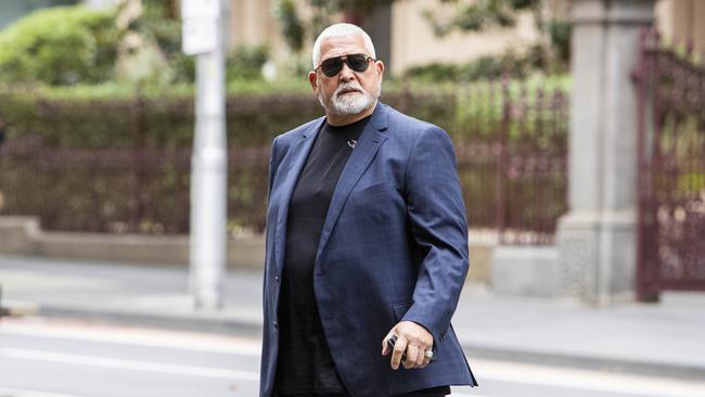 Mick Gatto helped CFMEU officials negotiate threatening and abusive behaviour, a report found. Picture: Aaron Francis
