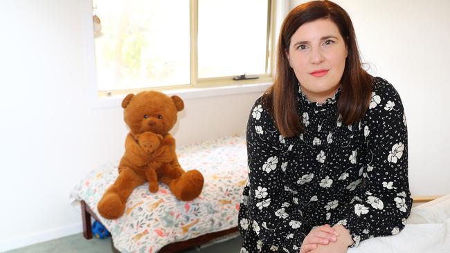 Geelong resident Jac Kirkman had a relapse of post-partum psychosis earlier this year. Picture: Alison Wynd