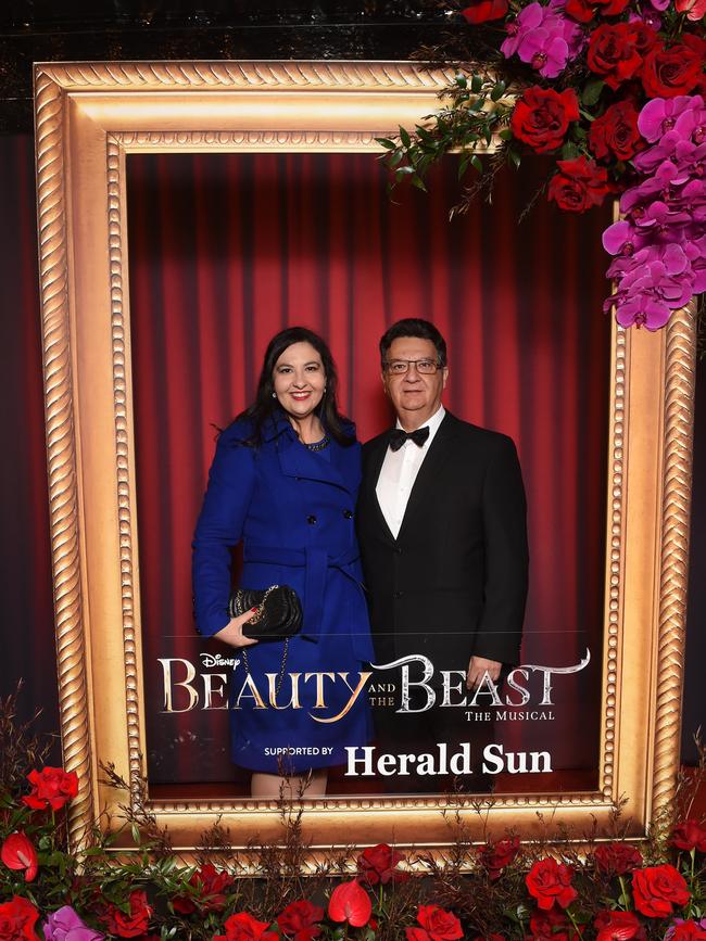 Opening night: Beauty and The Beast at Her Majestys Theatre, Melbourne. Picture: Josie Hayden