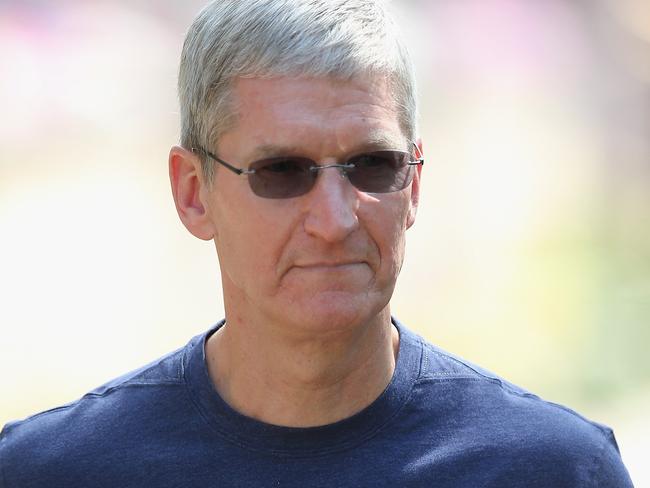 Tim Cook replaced Steve Jobs as Apple CEO three years ago. Pic: Scott Olson/Getty Images/AFP.