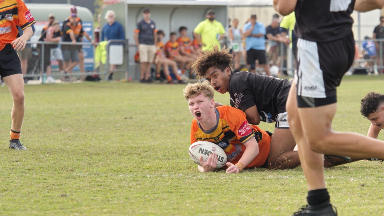 Tyler Tyler in the Magpies and Wests clash in the RLMD U17s semi final, August 21, 2021. Picture: Marty Strecker