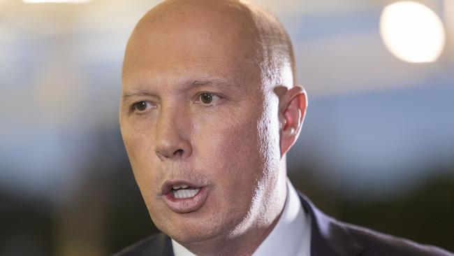 Home Affairs Minister Peter Dutton. Picture: AAP