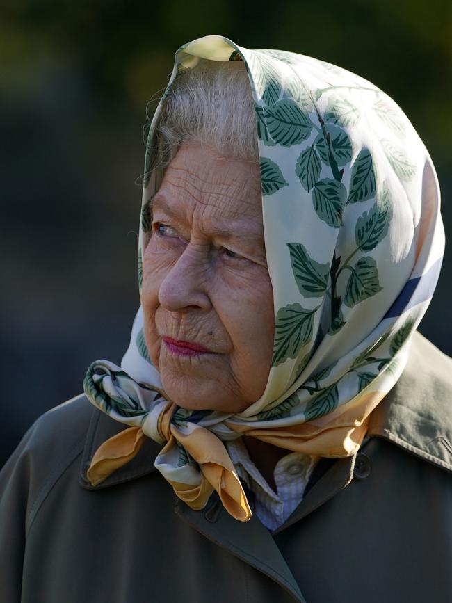 The Queen at Balmoral on October 1. Picture: Getty Images