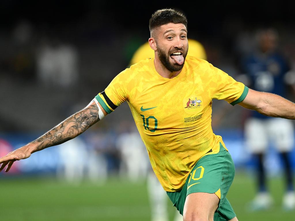 Brandon Borrello is thrilled to be back in Australia’s squad. Picture: Quinn Rooney/Getty Images