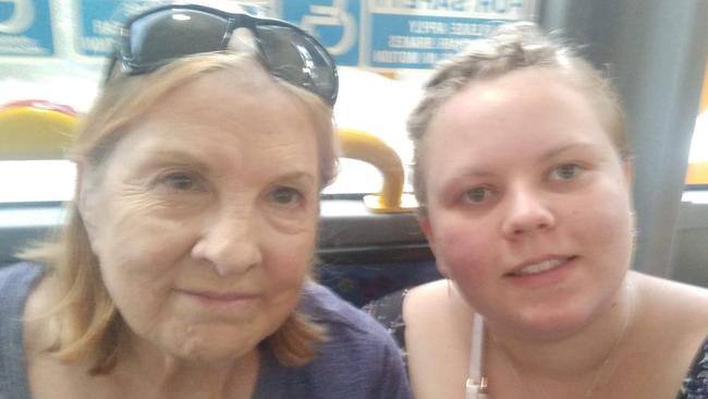 Yvonne Jones pictured with her 15-year-old granddaughter. Source: Supplied