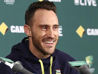 Faf du Plessis press conference.