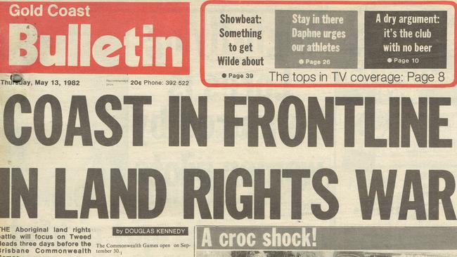 Gold Coast History: Gold Coast Bulletin 1982, May 13. Front page.