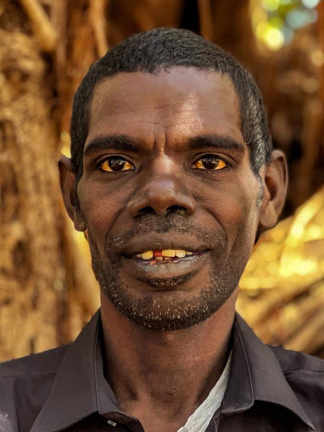 Andrew Wanamilil said he was proud to attend the Darwin Aboriginal Art Fair for the first time. Picture: Supplied.