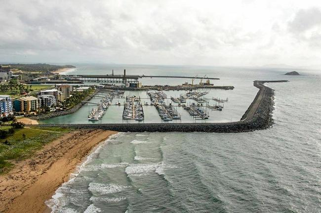 North Queensland Bulk Ports is reporting an increasing number of people behaving illegally on the breakwater. Picture: North Queensland Bulk Ports Corp