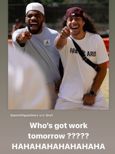 Jarome Luai doubled down on his Instagram antics.