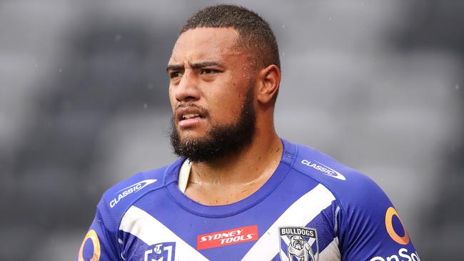 Canterbury Bulldogs forward Ofahiki Ogden was charged with alleged drugs possession. Picture: Mark Kolbe/Getty Images