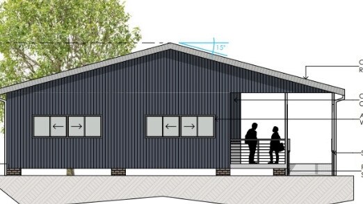 The design of the new classrooms Burrabadine Christian Community School.