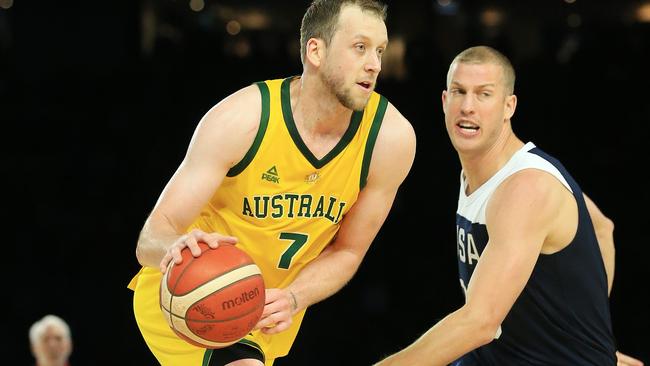 Boomers star Ingles is often on the road playing for the Utah Jazz in the NBA. Picture: Mark Stewart