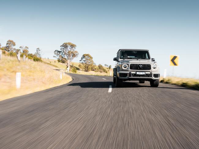 The 2025 Mercedes-AMG G 63. The Mercedes AMG G 63 isn’t just a car, it’s an icon.Born in 1979 as a rugged military vehicle, it has now evolved into the most popular luxury SUV in the world.Everyone from Hollywood stars to technology entrepreneurs drive this car.Its design has kept true to its roots, with its unmistakable boxy silhouette, roaring V8 engine and off-road capability.