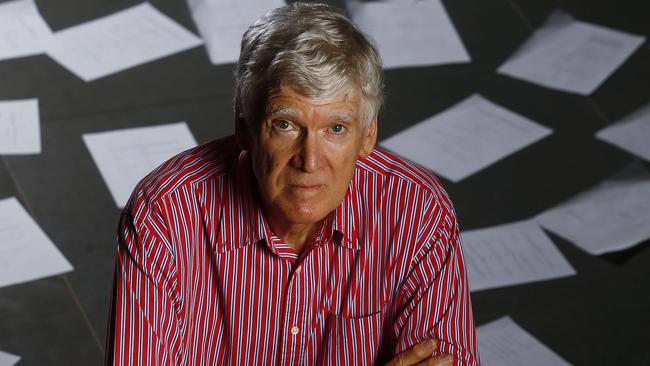 Playwright David Williamson says audiences don’t want to be lectured to. Picture: John Appleyard