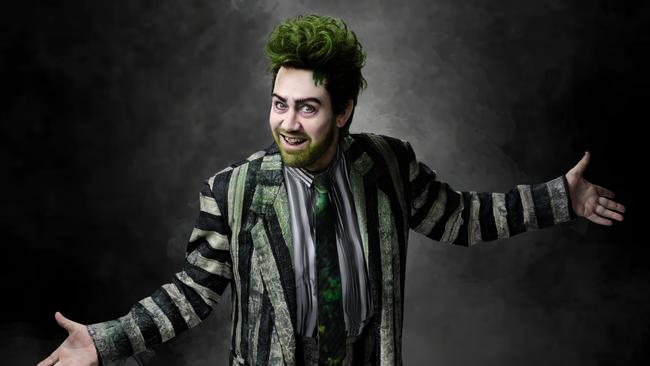 Eddie Perfect will play the ghostly trickster Beetlejuice in its Australian musical debut. Picture: Benny Capp