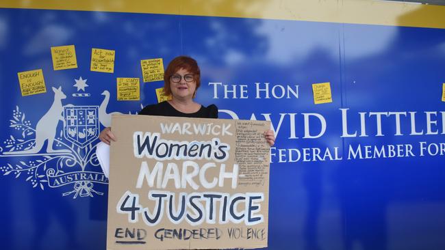 Warwick protest organiser Sue Hamlet said she and her fellow activists were calling on "decent people to stand up".