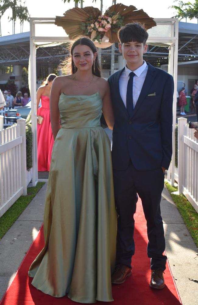 Ethan Road and Lillia Dean at the Caloundra State High School formal 2024.