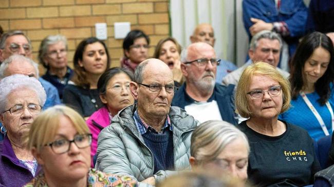 Last week&#39;s Coffs Harbour City Council meeting discussing the tender for the $76.5 million Cultural and Civic Space development. Picture: TREVOR VEALE