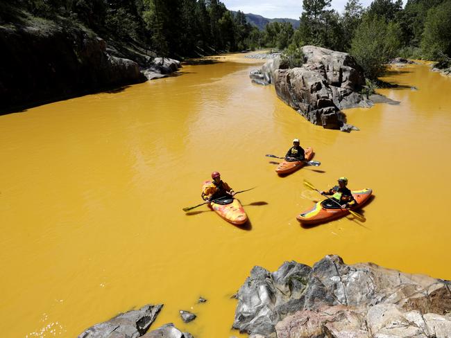 BREKKIE WRAP: Toxic Sludge Turns River In Colorado Orange | News.com.au ...