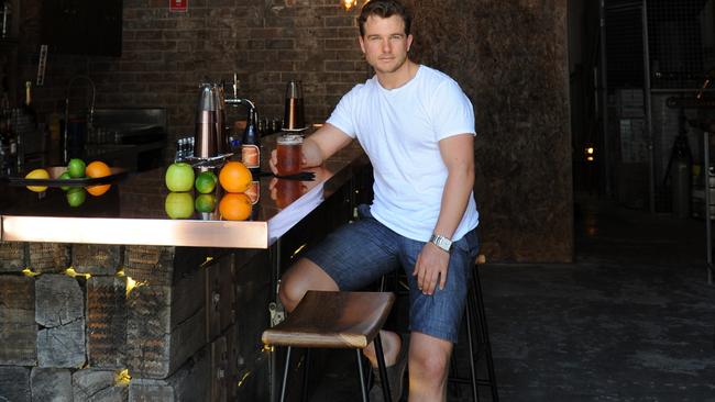 Urban chic: Matt Clifton opened Donny’s Bar.