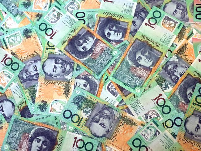 FEDERAL BUDGET 2024: AUSTRALIA - NewsWire Photos - General view editorial generic stock photo of Australian cash money currency. Picture: NCA NewsWire / Nicholas Eagar