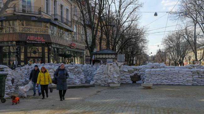 There are fears that Odesa could soon come under assault from the Russian navy in the Black Sea. Picture: AFP