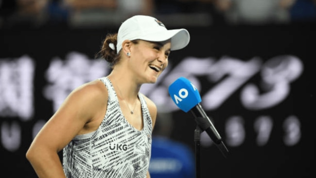 Ash Barty returns to Australian Open in heartwarming new role as a mentor for rising tennis star Olivia Gadecki. Image: Getty Images