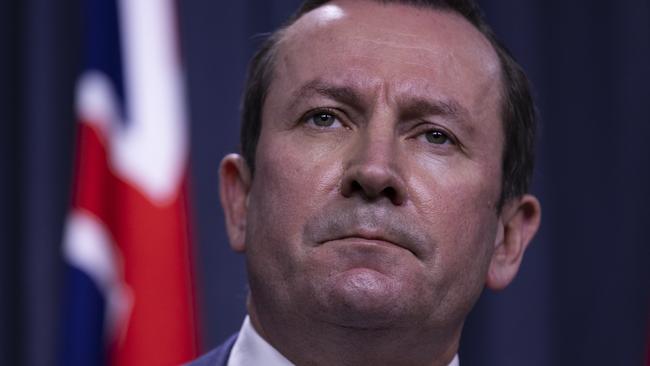 WA Premier Mark McGowan has given a strong indication his state could host the AFL grand final. Picture: Matt Jelonek