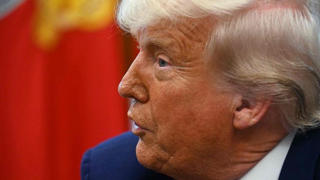 US President Donald Trump’s tariff tit-for-tat with China ‘came as a genuine shock’ in China. Picture: Jim Watson / AFP