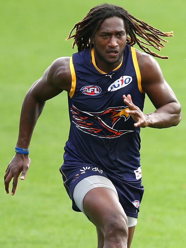 Nic Naitanui at West Coast training.