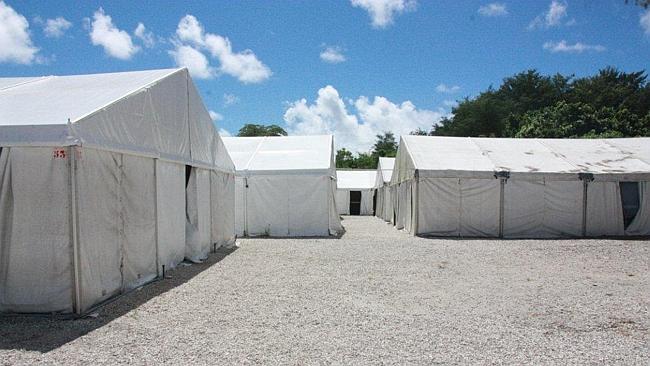 Part of the facilities at the Nauru detention centre.