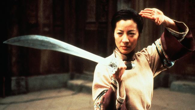 Michelle Yeoh in a scene from Ang Lee’s Crouching Tiger, Hidden Dragon (2000).