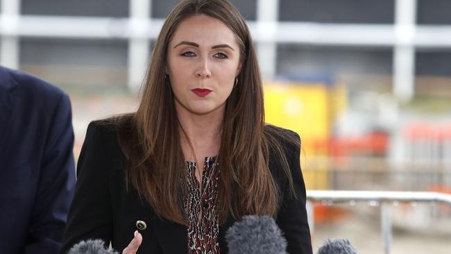 Queensland Minister for Housing Meaghan Scanlon also announced an additional $15m to help seniors with home security costs. Picture: NCA NewsWire/Tertius Pickard