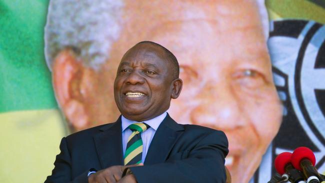 South African President Cyril Ramaphosa. Picture: AFP