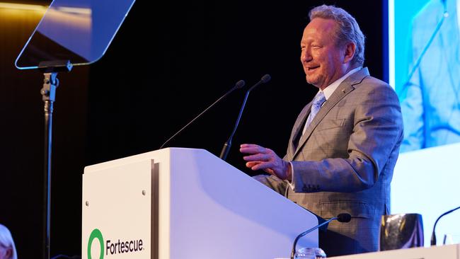 Andrew Forrest’s Fortescue delivered a 53.3 per cent return including dividends. Picture: SoCo Studios