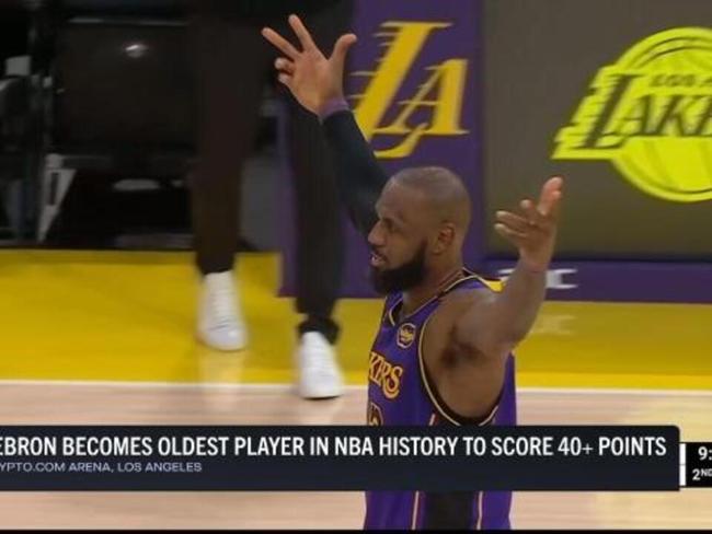 LeBron sets another record in win