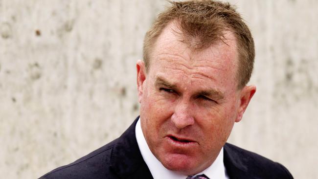 Trainer John O'Shea during Randwick Races. Pic Jenny Evans