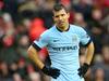 LIVERPOOL, ENGLAND - MARCH 01: A dejected Sergio Aguero of Manchester City looks on following his team's 2-1 defeat during the Barclays Premier League match between Liverpool and Manchester City at Anfield on March 1, 2015 in Liverpool, England. (Photo by Clive Brunskill/Getty Images)