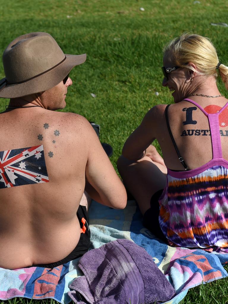 There’s a generational divide on celebrating Aus Day. Picture: Image/Paul Miller